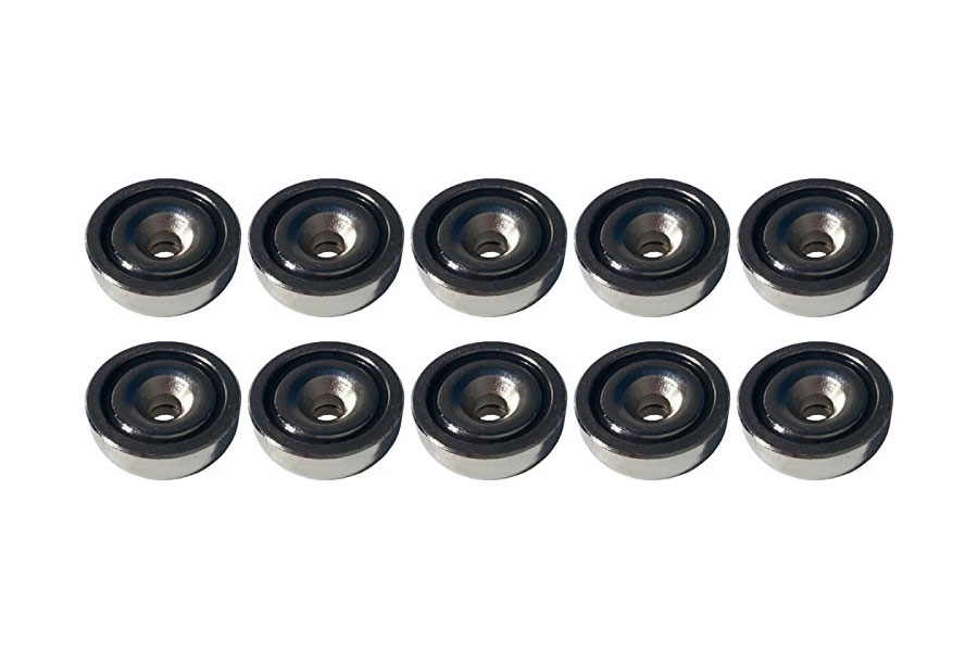 10 x Neodym Topfmagneten - LED-Panel Zubehör