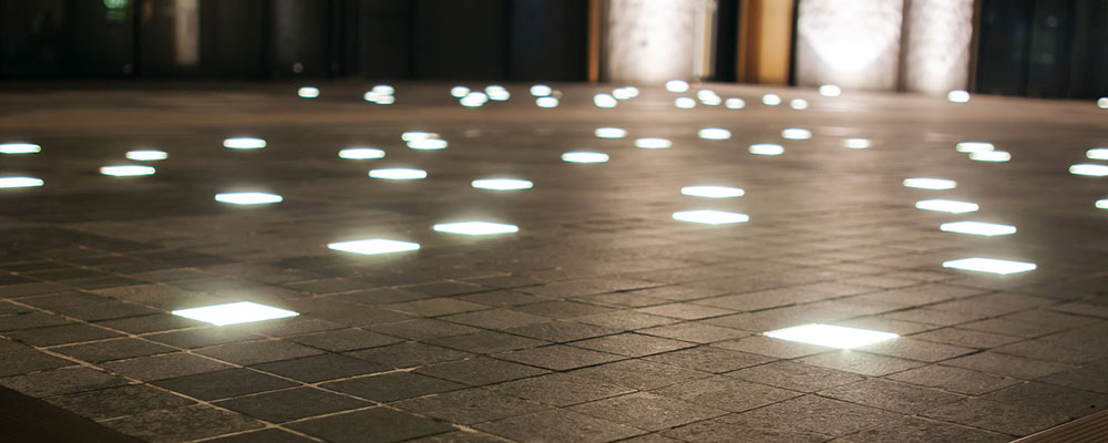 LED Bodenstrahler sind optimal als dezente Beleuchtung und Leitlicht einsetzbar.
